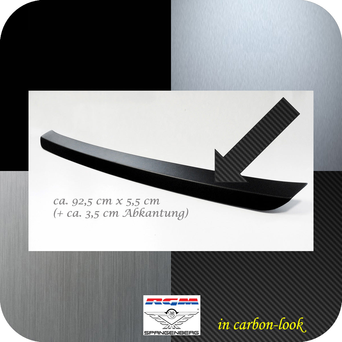 Ladekantenschutz Carbon-Look für Cupra Born ab Baujahr 09.2021- 3591383 c