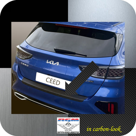 Ladekantenschutz Carbon-Look für Kia Cee´d 5-Türer 2021- auch GT/GT-Line 3591384 a