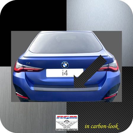 Ladekantenschutz Carbon-Look für BMW i4 M-Style Gran Coupé G26 10.2021- 3591387 b
