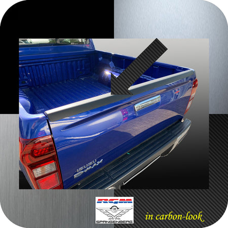 Heckklappen Schutzleiste ABS Carbon-Look Isuzu D Max 2. Gen. ab 06.2012- 3510110 b