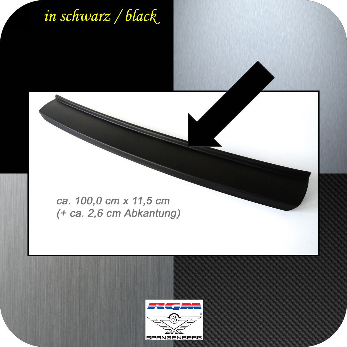Ladekantenschutz schwarz Skoda Kamiq SUV ab Baujahr 06.2019- 3500374 b