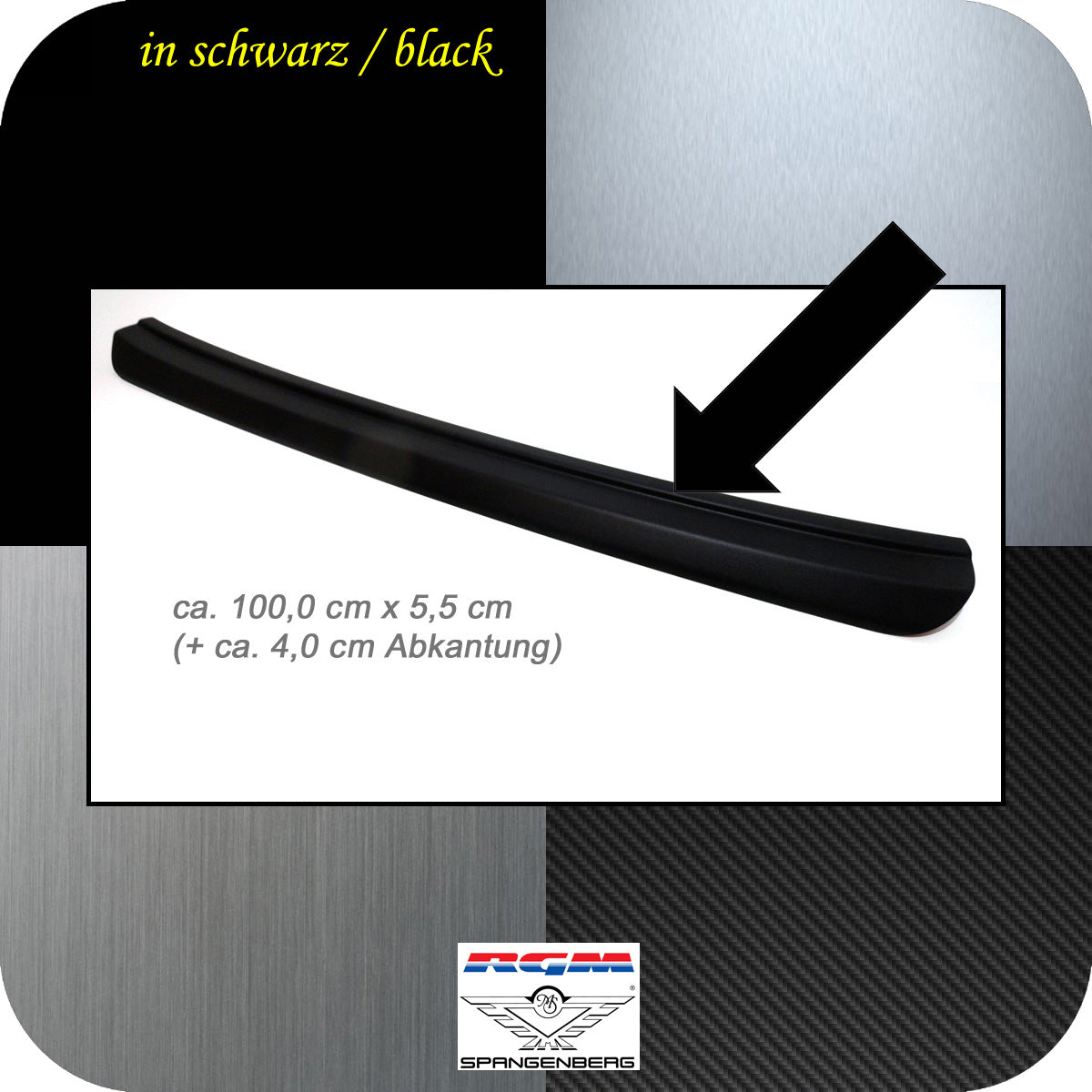 Ladekantenschutz schwarz Kia Ceed SW III Kombi 3.Gen. Typ CD ab 04.2018- 3500394 b