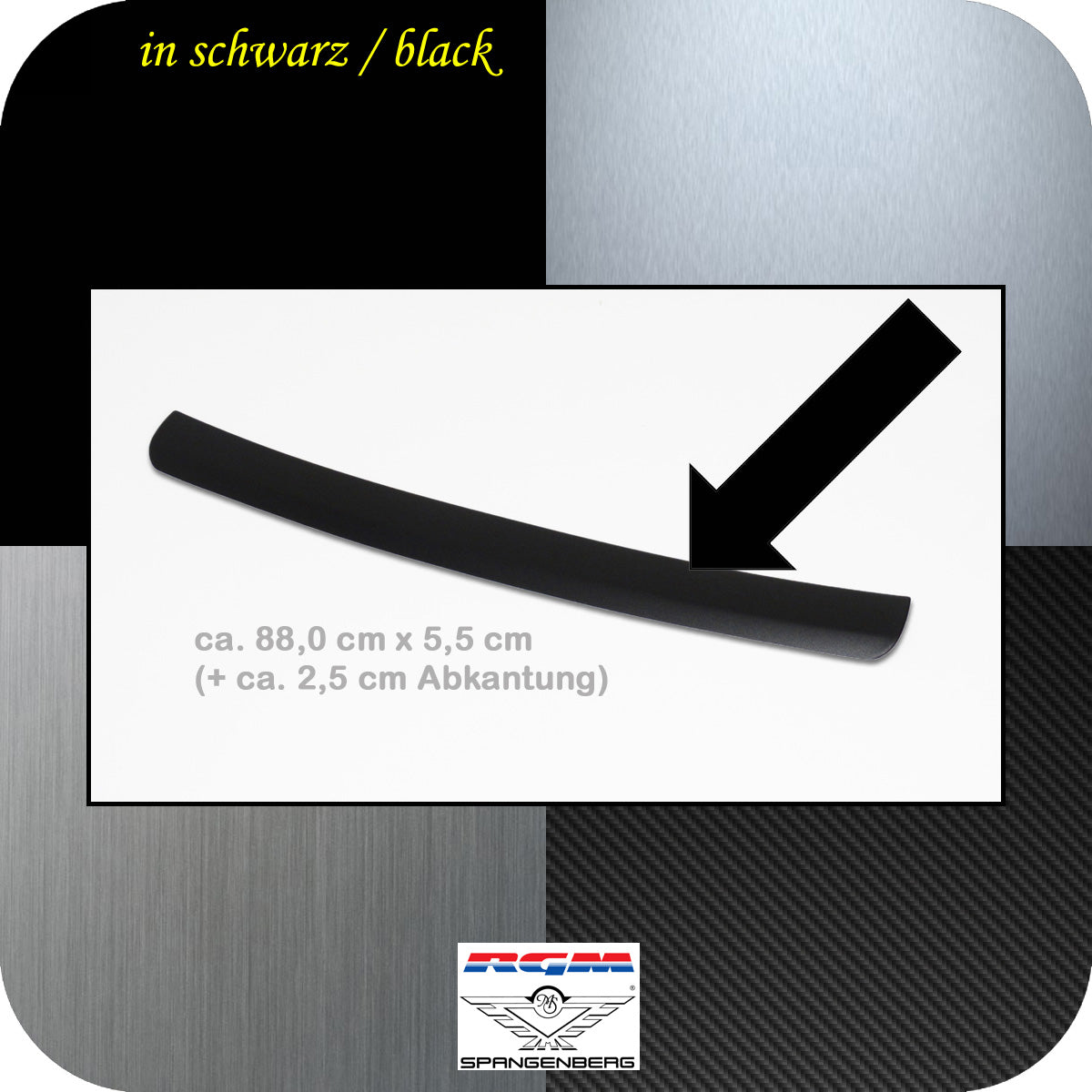 Ladekantenschutz schwarz BMW 1er Typ F40 nur M-Style ab 09.2019- 3500423 b
