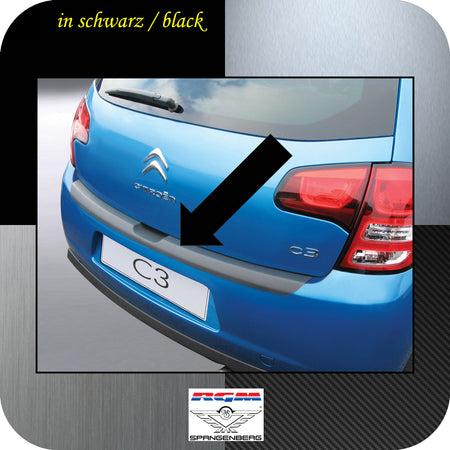 Ladekantenschutz schwarz Citroen C3 II 5-Türer Schrägheck 2010-16 3500433