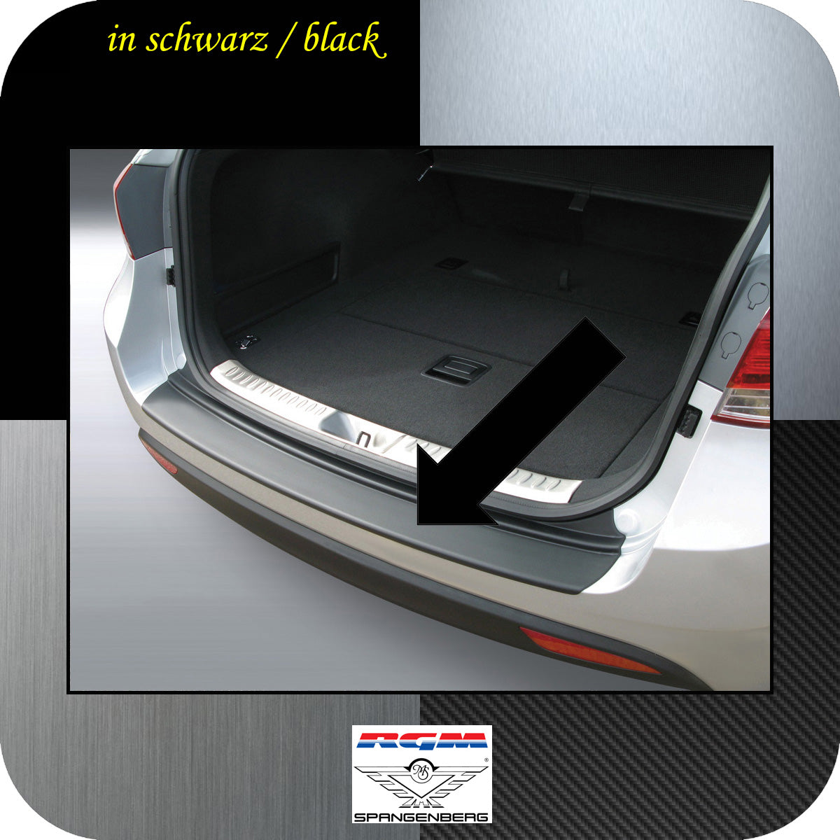 Ladekantenschutz schwarz Hyundai i40CW Kombi ab Baujahr 2011- 3500517