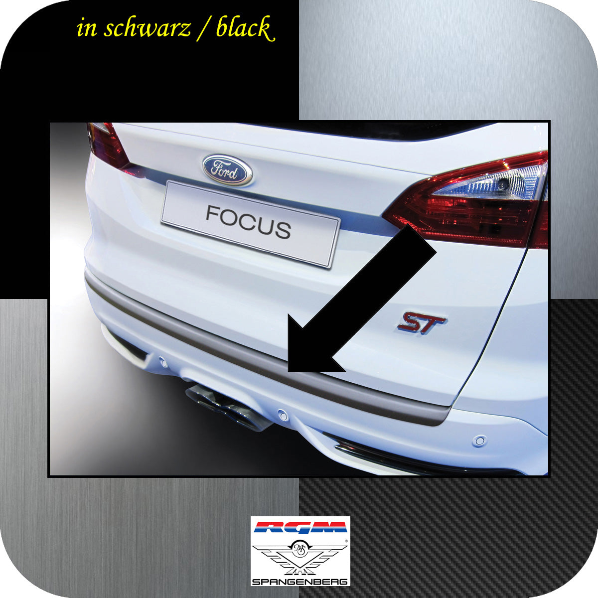 Ladekantenschutz schwarz Ford Focus III Turnier Kombi ab 2011- 3500527