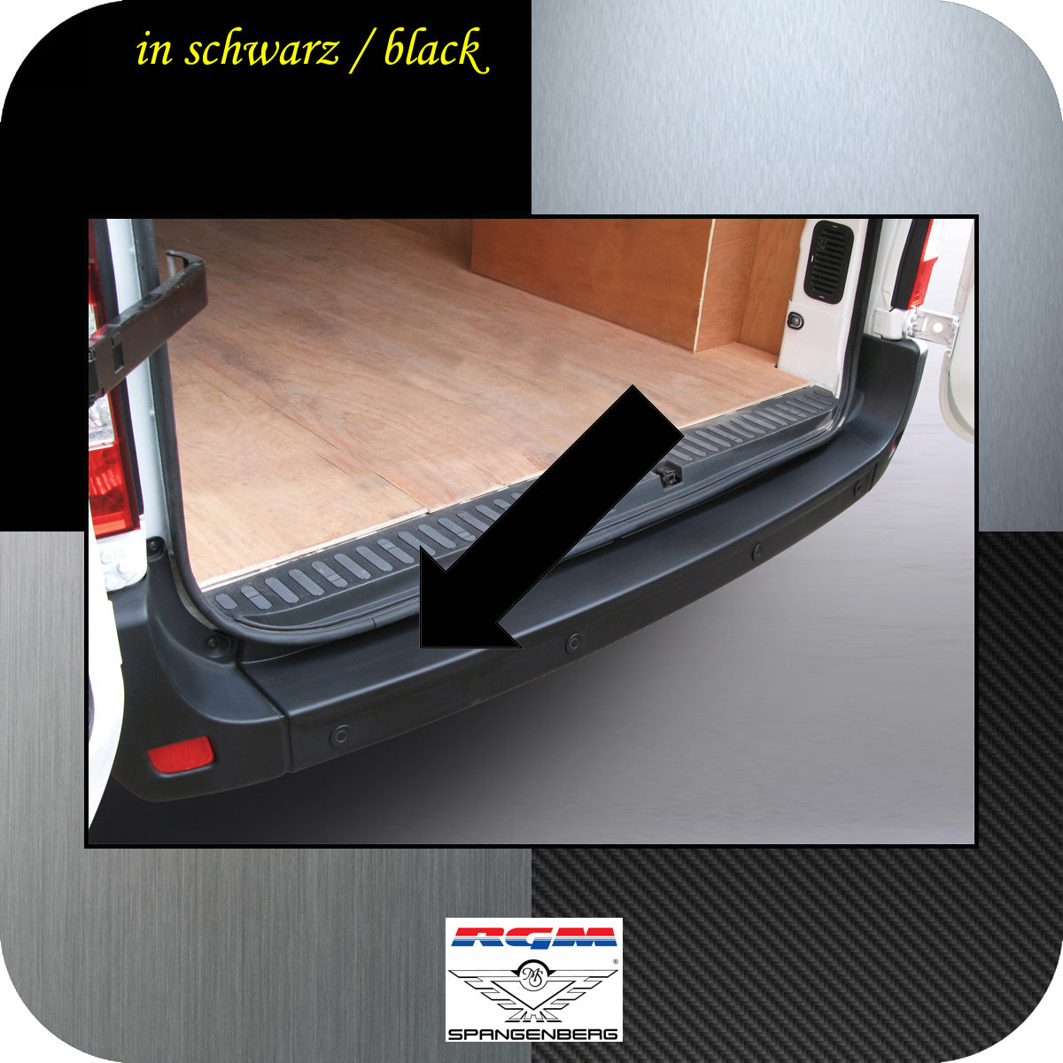 Ladekantenschutz schwarz Renault Master III ab Baujahr 2010- 3500535