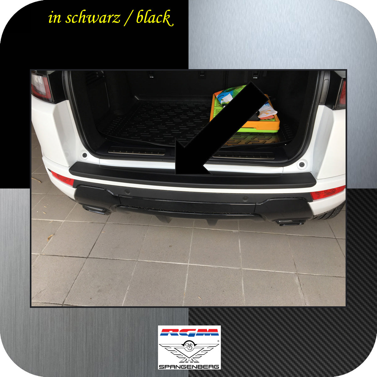 Ladekantenschutz schwarz Land Rover Range Rover Evoque 5-Türer 2011- 3500565