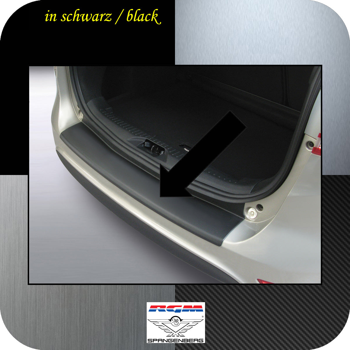 Ladekantenschutz schwarz Ford B-MAX Van Kombi ab Baujahr 2012- 3500584