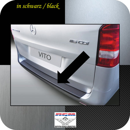 Ladekantenschutz schwarz Mercedes W447 V-Klasse Viano Vito Mopf 03.2019- 3500630 a