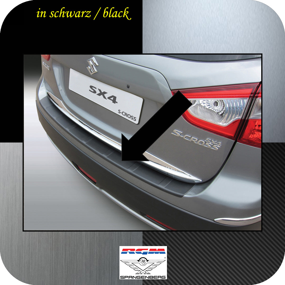 Ladekantenschutz schwarz Suzuki SX4 S-Cross SUV Kombi ab 2013- 3500700