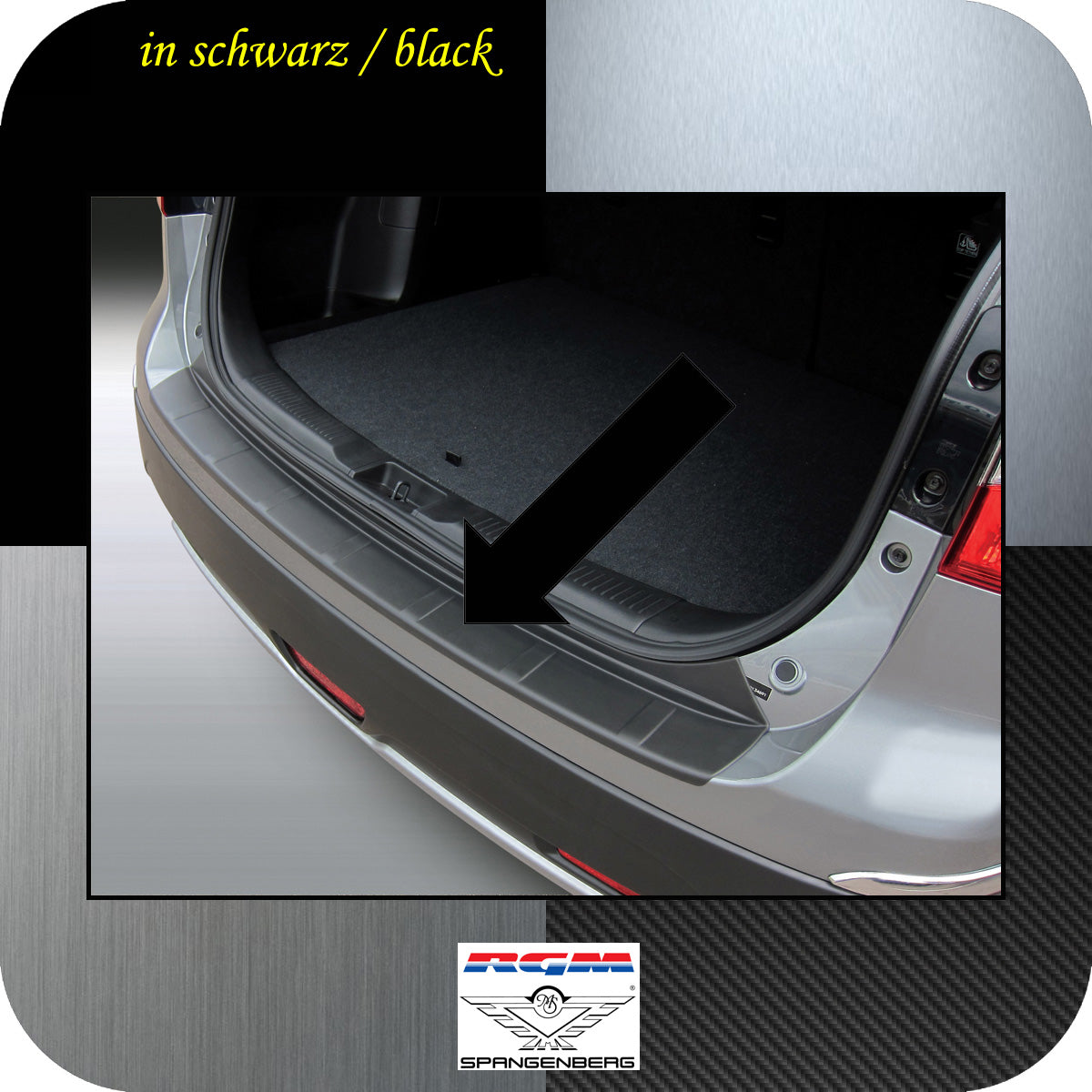 Ladekantenschutz schwarz Suzuki SX4 S-Cross SUV Kombi ab 2013- 3500700