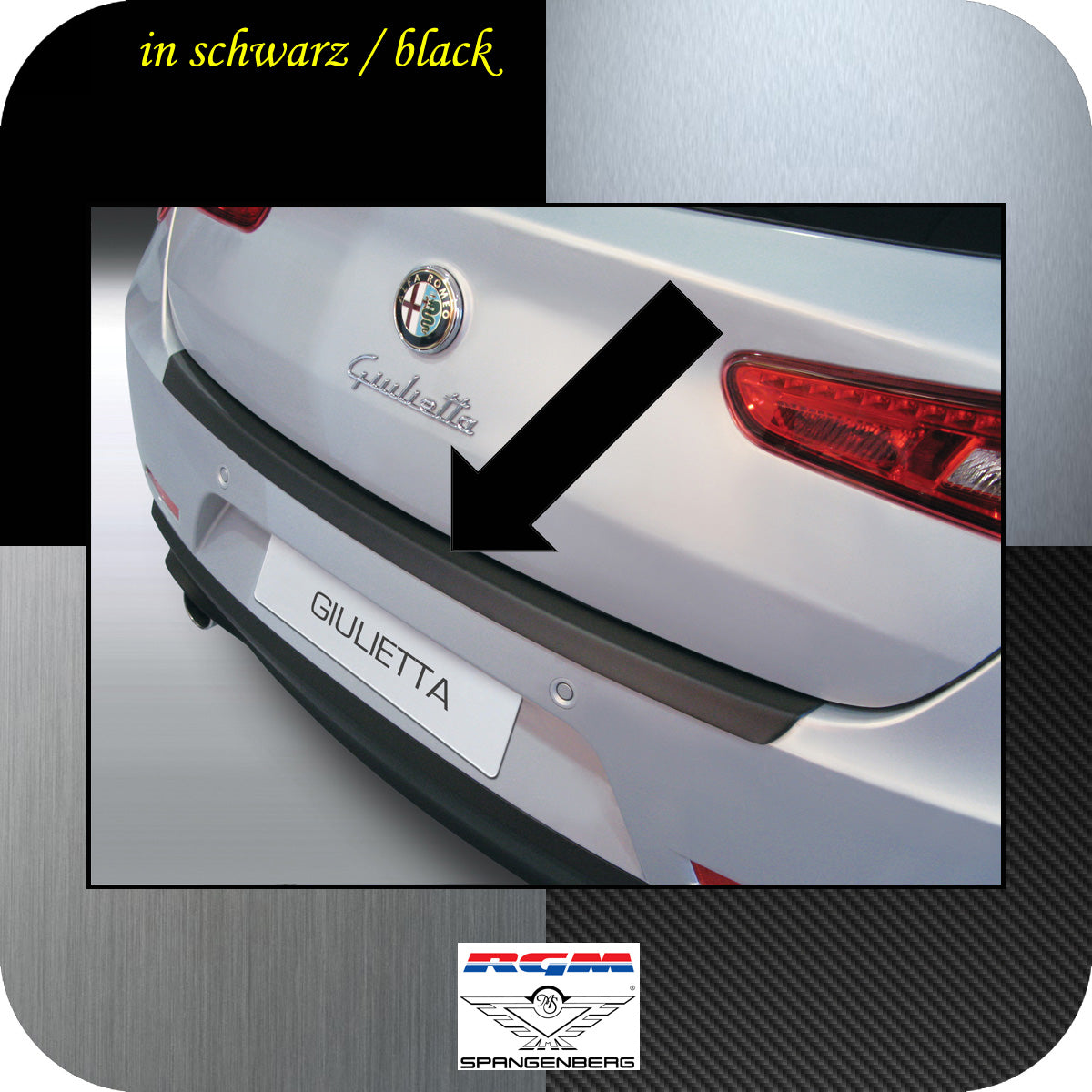 Ladekantenschutz schwarz Alfa Romeo Giulietta III 940 ab 2010- 3500712