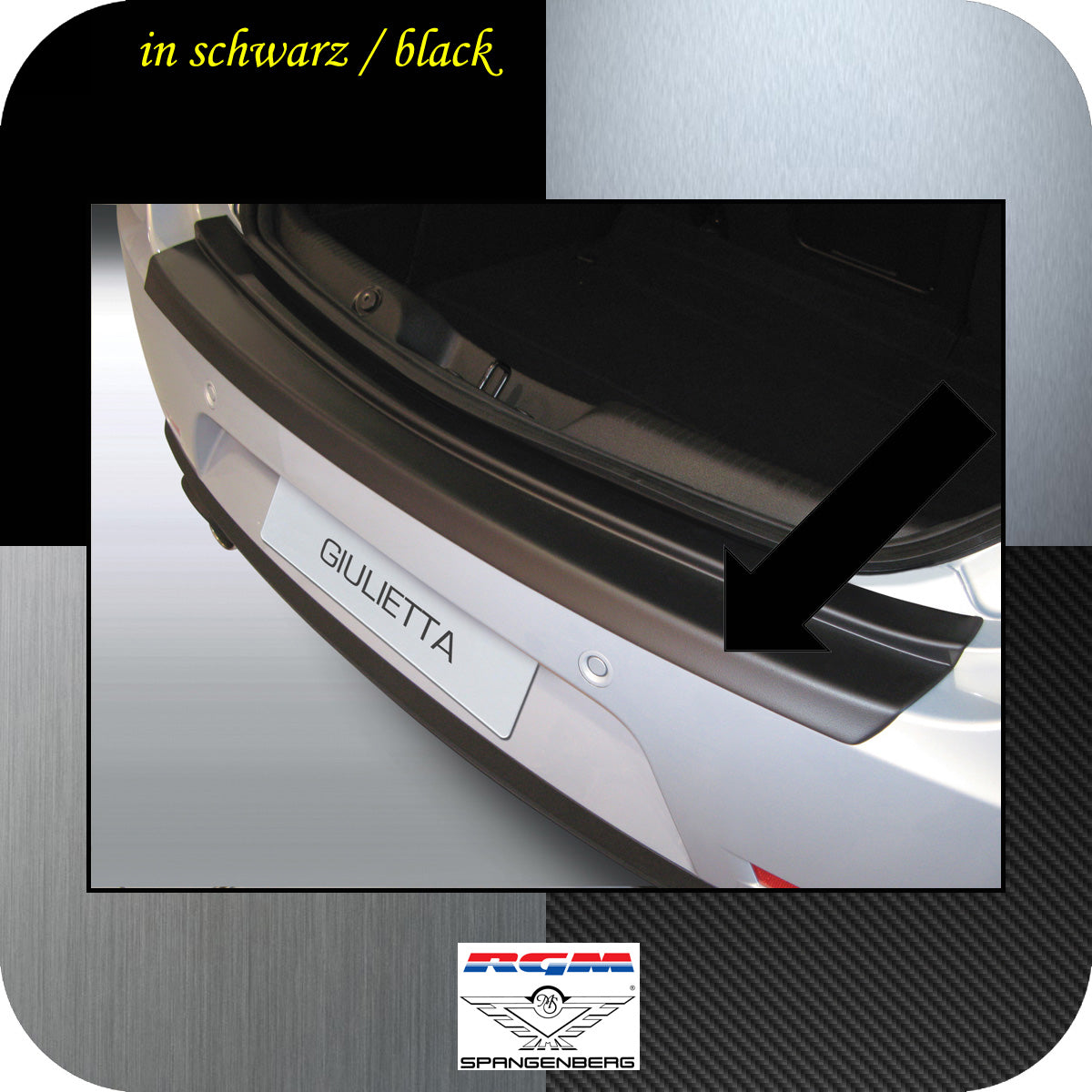 Ladekantenschutz schwarz Alfa Romeo Giulietta III 940 ab 2010- 3500712