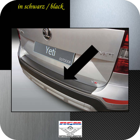 Ladekantenschutz schwarz Skoda Yeti 4x4 Outdoor ab Baujahr 2013- 3500722