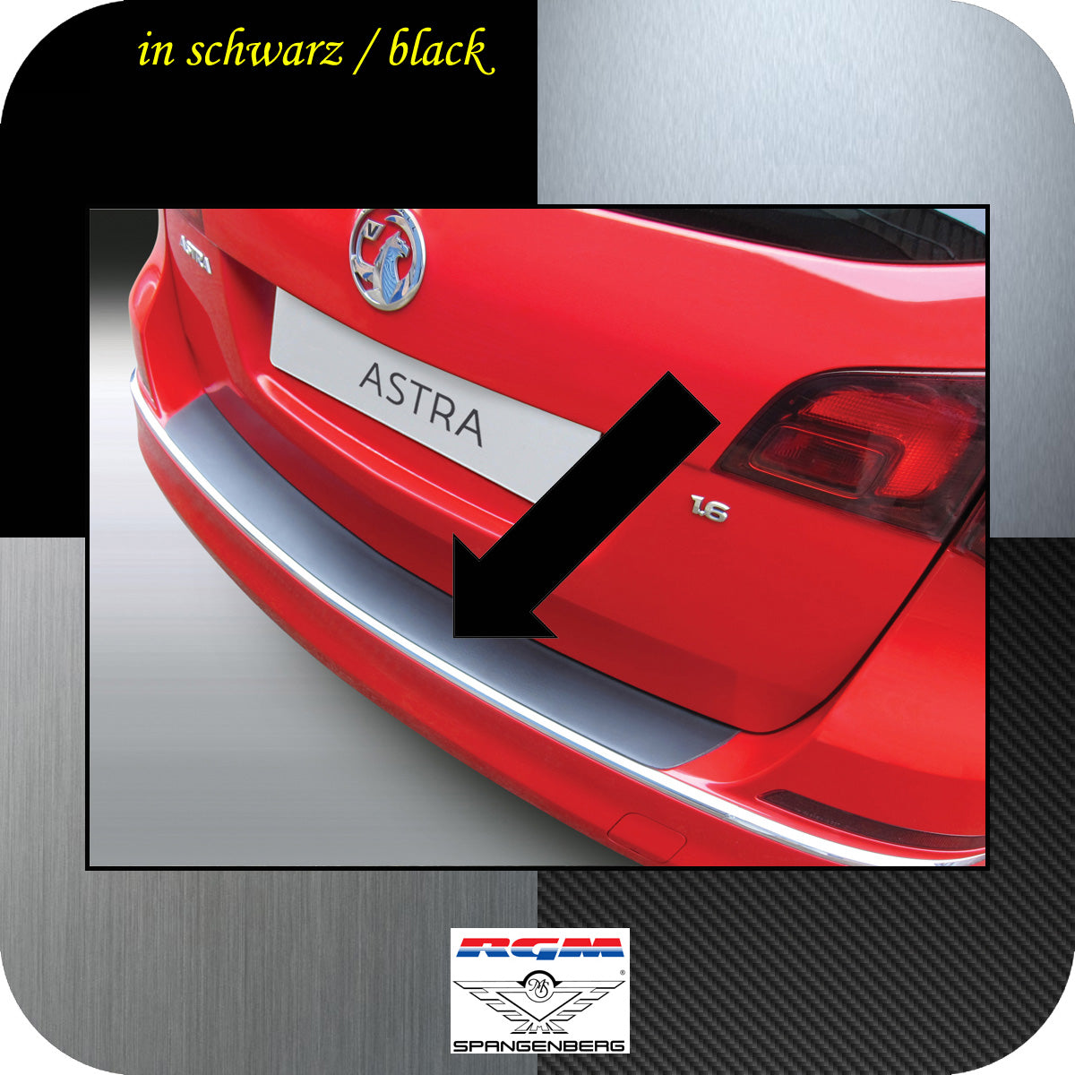 Ladekantenschutz schwarz Opel Astra J Sports Tourer ab Mopf 2012-15 3500733