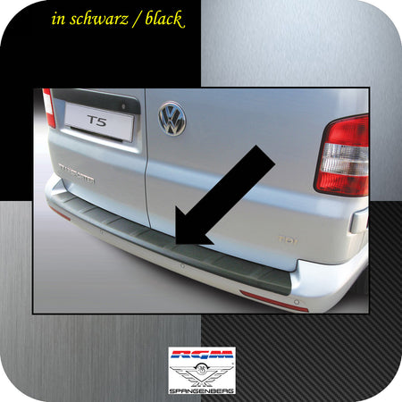 Ladekantenschutz schwarz VW T5 mit schwarzer Stoßstange 2012-2015 3500737