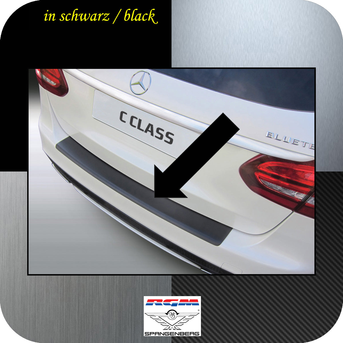 Ladekantenschutz schwarz Mercedes C-Klasse T-Modell S205 ab 2014- 3500810