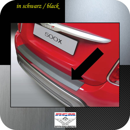 Ladekantenschutz schwarz Fiat 500X Mini SUV ab Baujahr 2014- 3500831