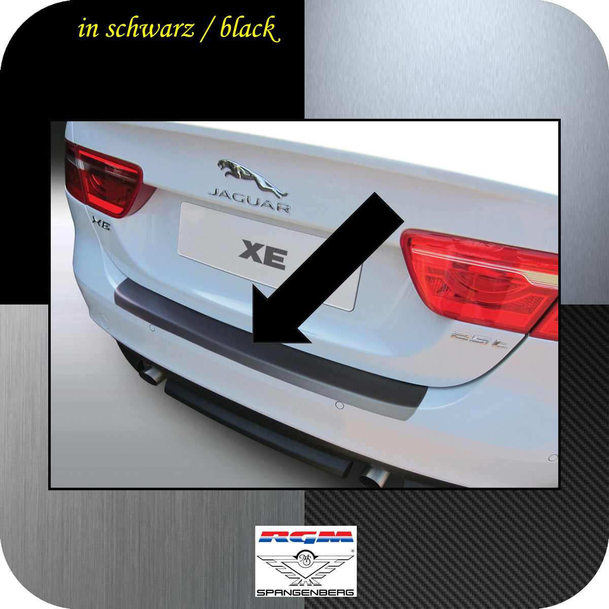 Ladekantenschutz schwarz Jaguar XE Limousine 4-Türer X760 ab 2015- 3500891