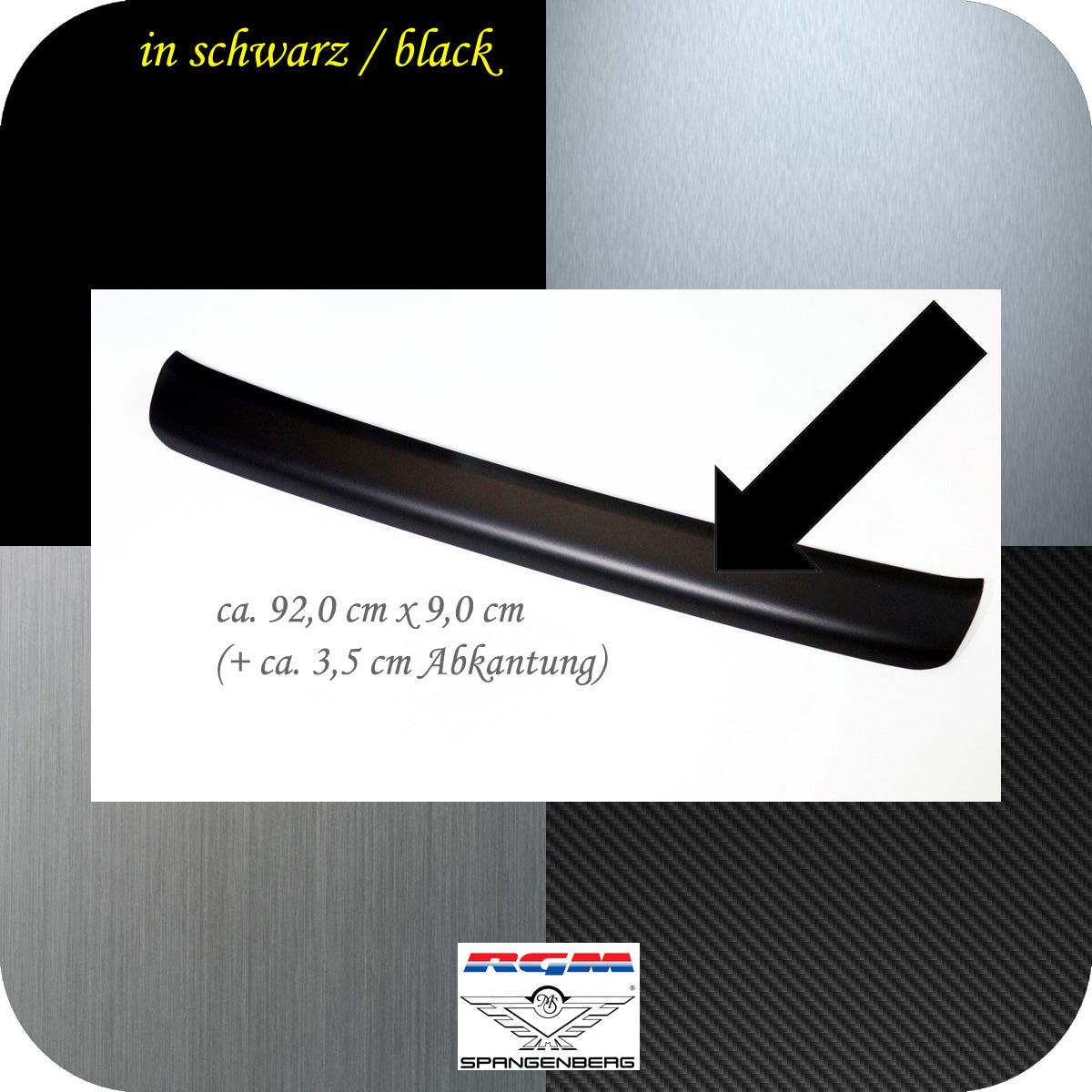 Ladekantenschutz schwarz für Honda Jazz IV nur Crosstar und Fit 04.2020- 3501319 b