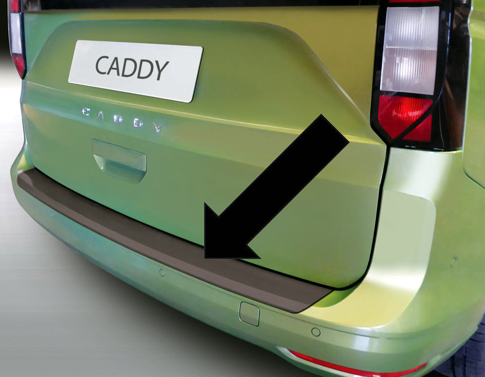 Ladekantenschutz schwarz für VW Caddy V mit Lackstoßstange ab 10.2020- 3501336a