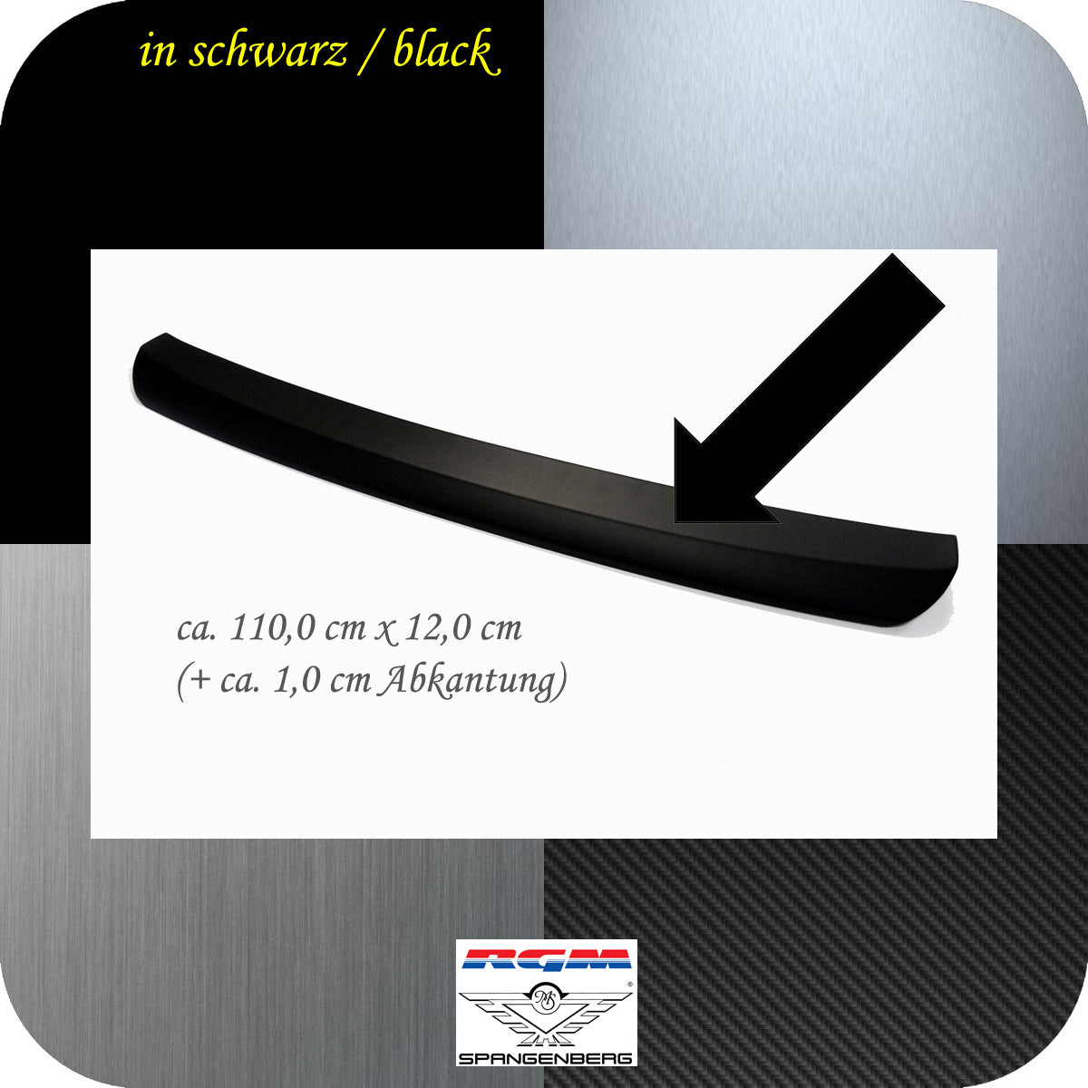 Ladekantenschutz schwarz für MINI ONE / COOPER / COOPER S IV 5-Tür 2021- 3501347 b