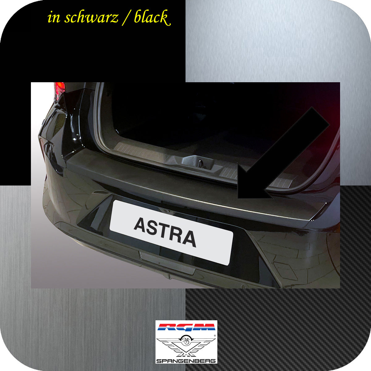 Ladekantenschutz schwarz für Opel Astra L 5-Türer Fließheck ab 05.2022- 3501376 a