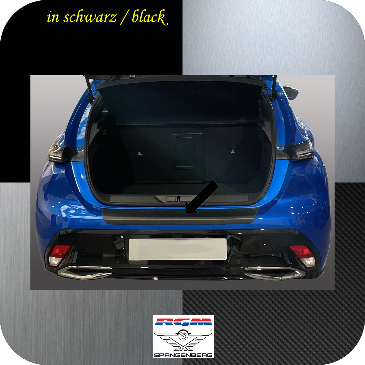 Ladekantenschutz schwarz für Peugeot 308 III Fließheck 5-Türer ab 09.21- 3501377 d
