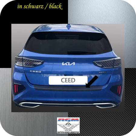 Ladekantenschutz schwarz für Kia Cee´d 5-Türer 10.21- auch GT & GT-Line 3501384 d