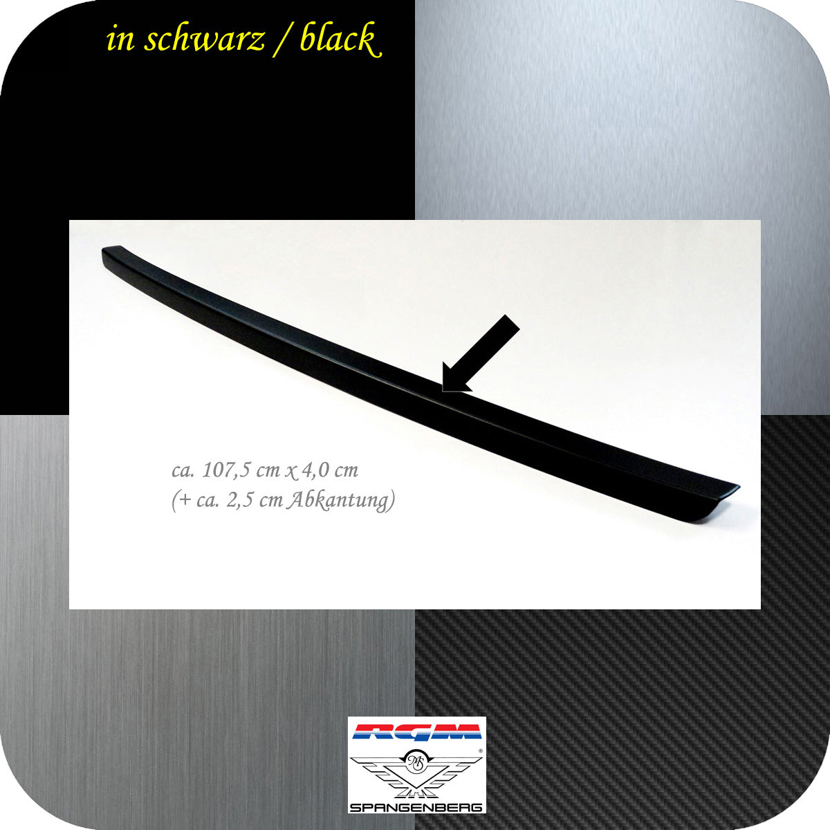 Ladekantenschutz schwarz für MG MG4 Electric (MG Mulan) ab Bj. 09.2022- 3501392 d