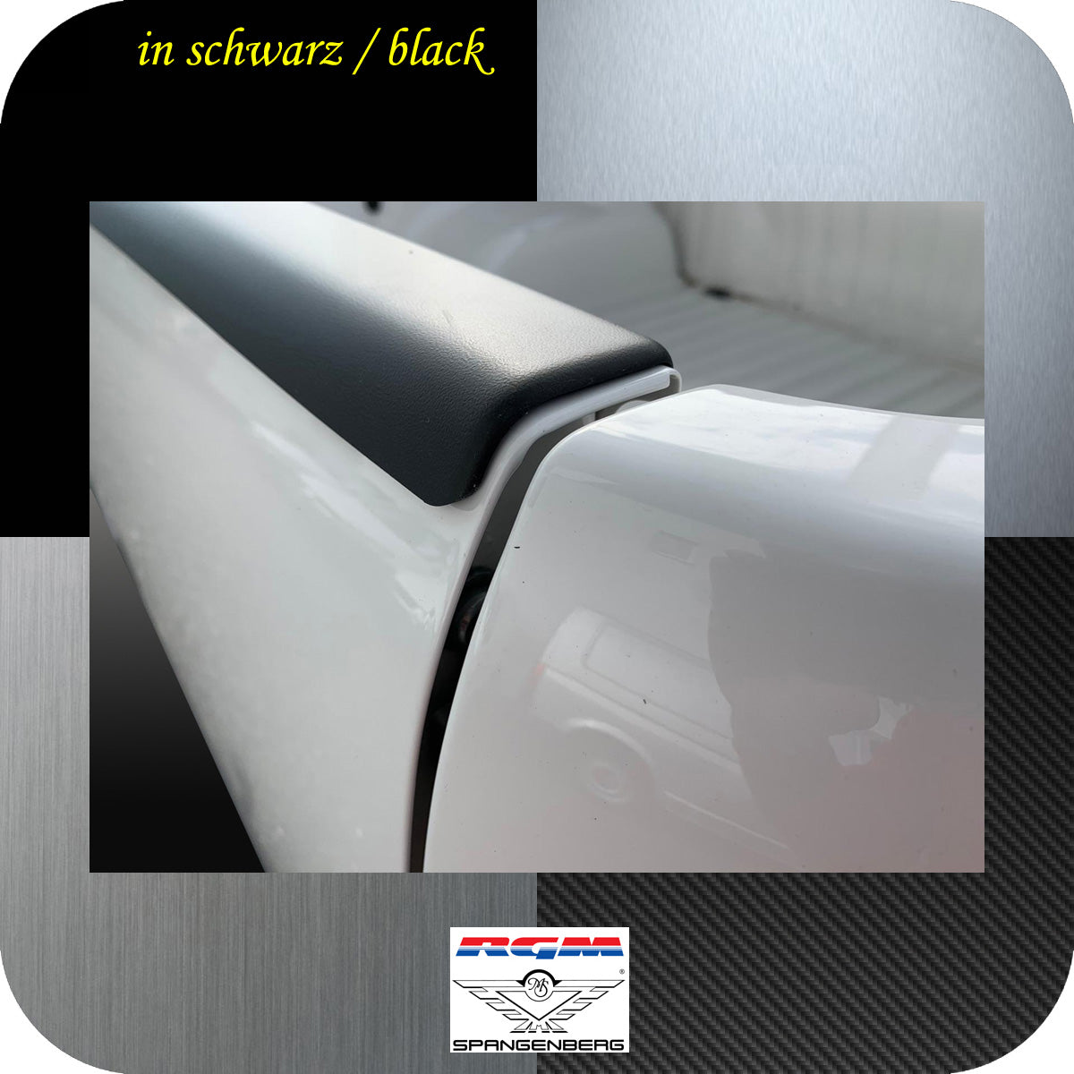 Heckklappen Schutzleiste ABS schwarz für VW Amarok ab Baujahr 2010- 3510114 d