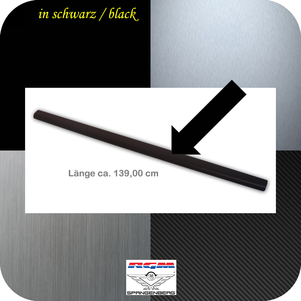 Heckklappen Schutzleiste ABS schwarz für VW Amarok ab Baujahr 2010- 3510114 e