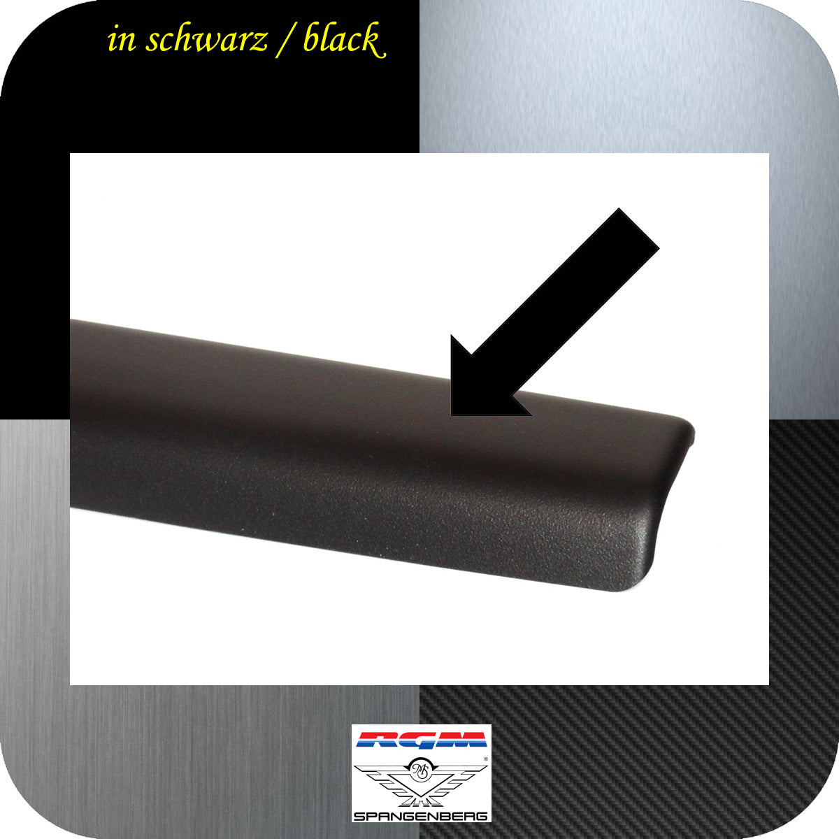 Heckklappen Schutzleiste ABS schwarz für VW Amarok ab Baujahr 2010- 3510114 f